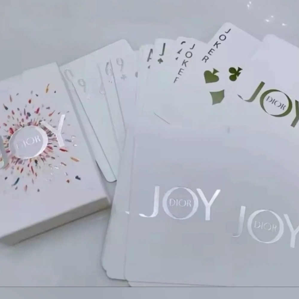 New Christian Dior JOY Playing Cards - White Paper - Sealed - Hard to Find - Picture 3 of 7
